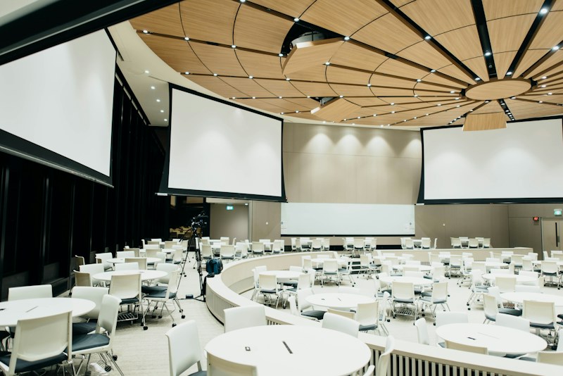Dignified reception banquet hall in Abu Dhabi
